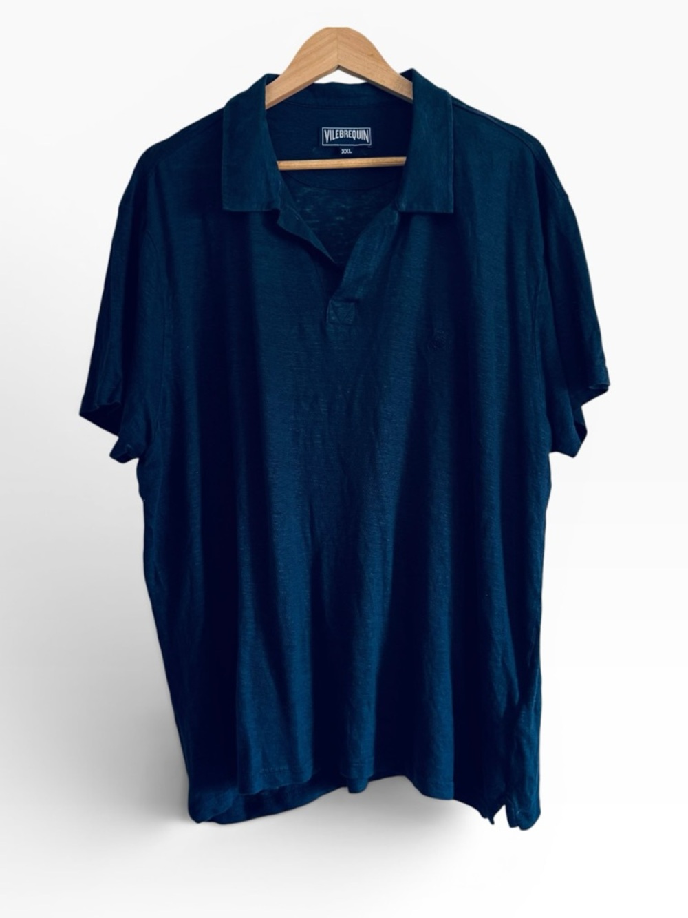 Vilebrequin Pyramid Linen Polo Shirt View 3